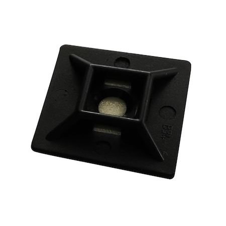 Steel Grip Steel Grip 1 in. L Black Cable Tie Base Mount 5 pk MP-30-1-UV5